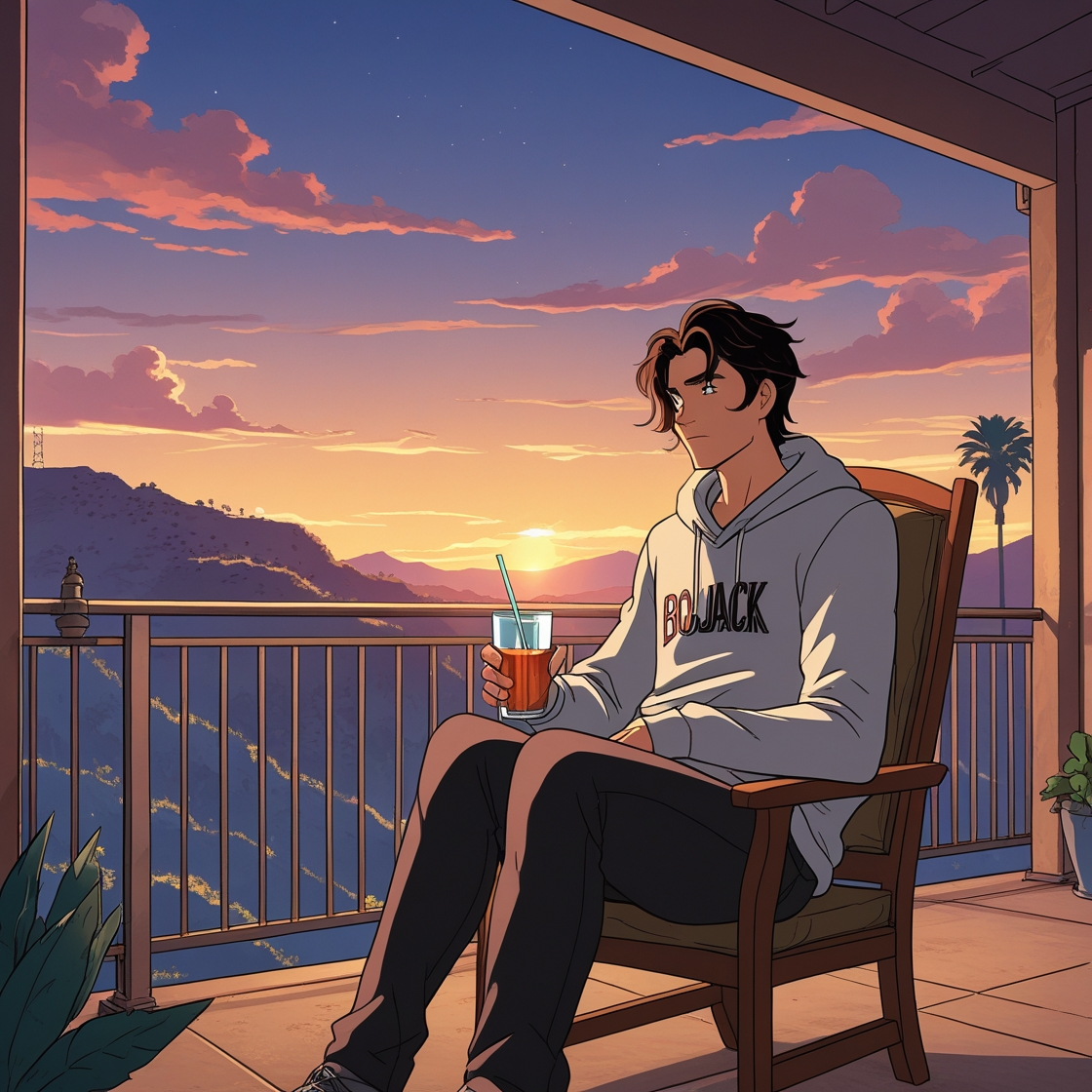BoJack Horseman character reflecting student mental health themes